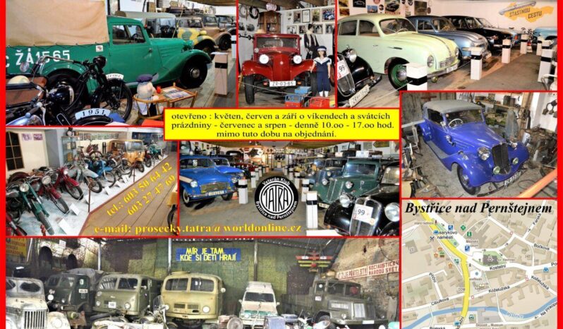 Depozit Muzeum (Veterán - Tatra - Klub) Retroride: Veterány, Historická, Klasická I Sportovní Auta.