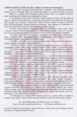
										Veterán Tatra klub Bystřice nad Pernštejnem plné									
