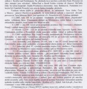 Veterán Tatra klub Bystřice nad Pernštejnem