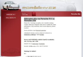 PORSCHE import, auta, díly.
