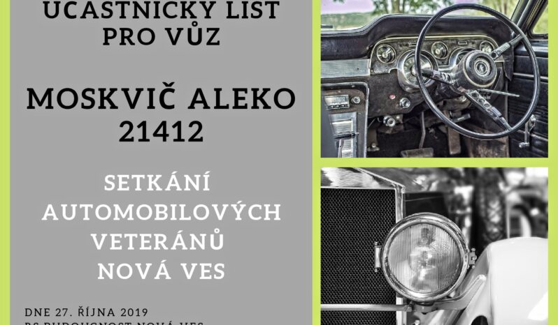 
								1990 Moskvič ALEKO 21412 plné									