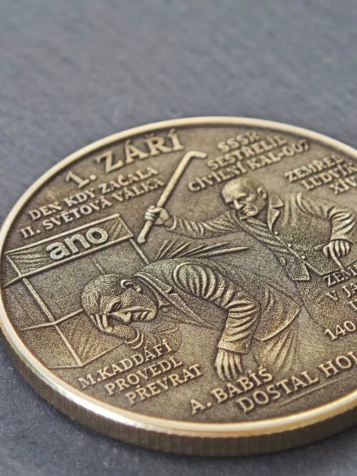 1. Září - Andrej Babiš - pamětní plaketa