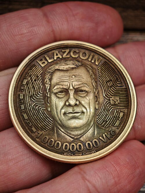 BlažCoin - satirická pamětní mince v1
