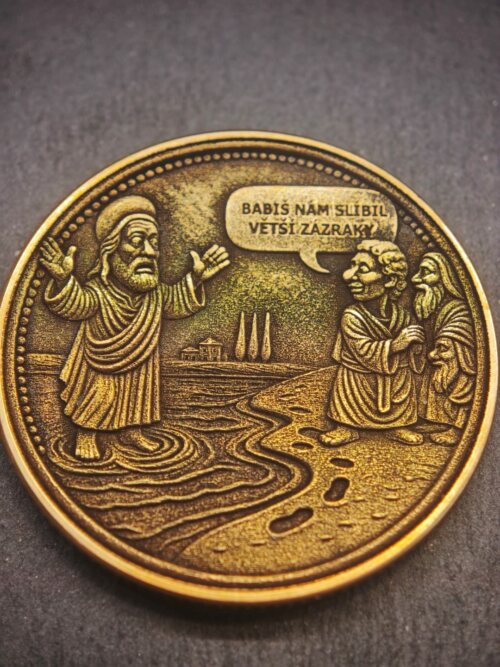 Andrejovi sliby - satirická pamětní mince