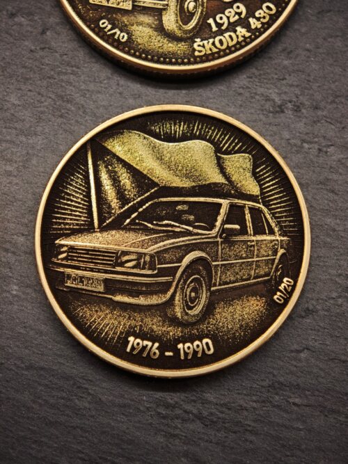 Škoda 125L pamětní mince