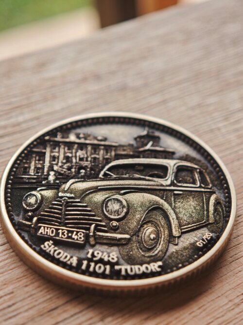 Škoda Tudor - pamětní mince