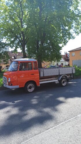 1973 – Barkas B 1000 – valník Pritschenwagen ( + originální kola)