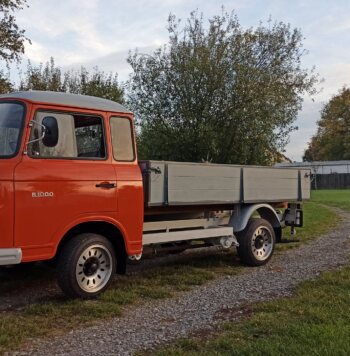 1973 – Barkas B 1000 – valník Pritschenwagen ( + originální kola)