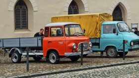 1973 – Barkas B 1000 – valník Pritschenwagen ( + originální kola)