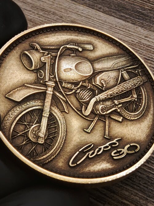 JAWA 90 CROSS - pamětní mince