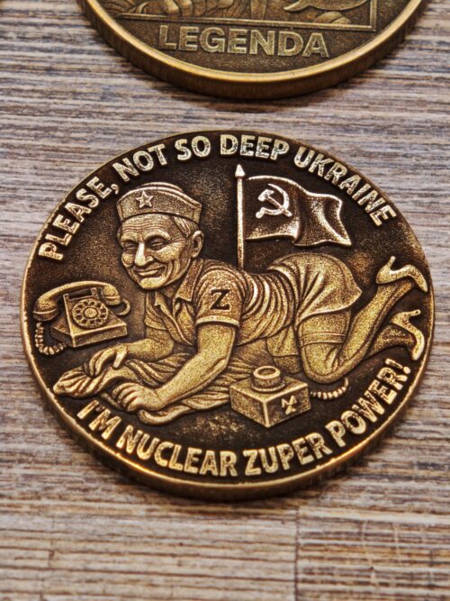 Not so deep Ukraine - satirická pamětní mince