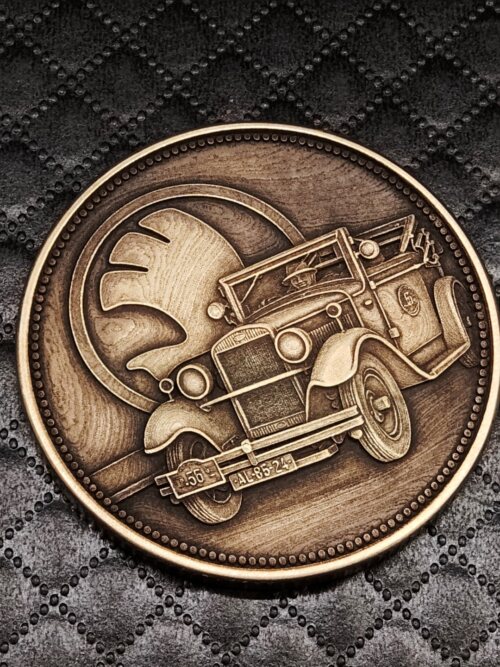 Škoda 430 kabriolet - pamětní mince